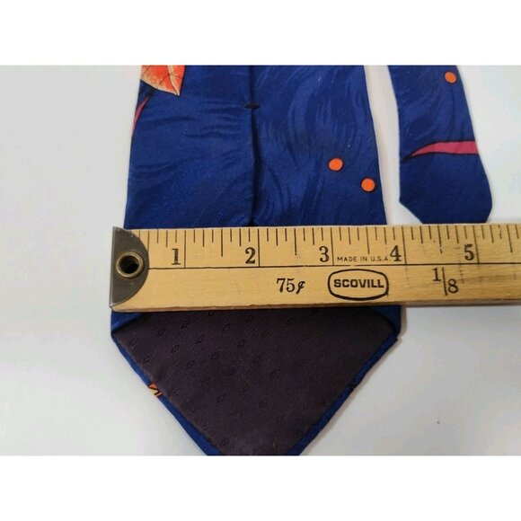 RUSH LIMBAUGH No Boundaries Collection Silk Men's Neck Tie Psychedelic Leaves - Picture 4 of 5